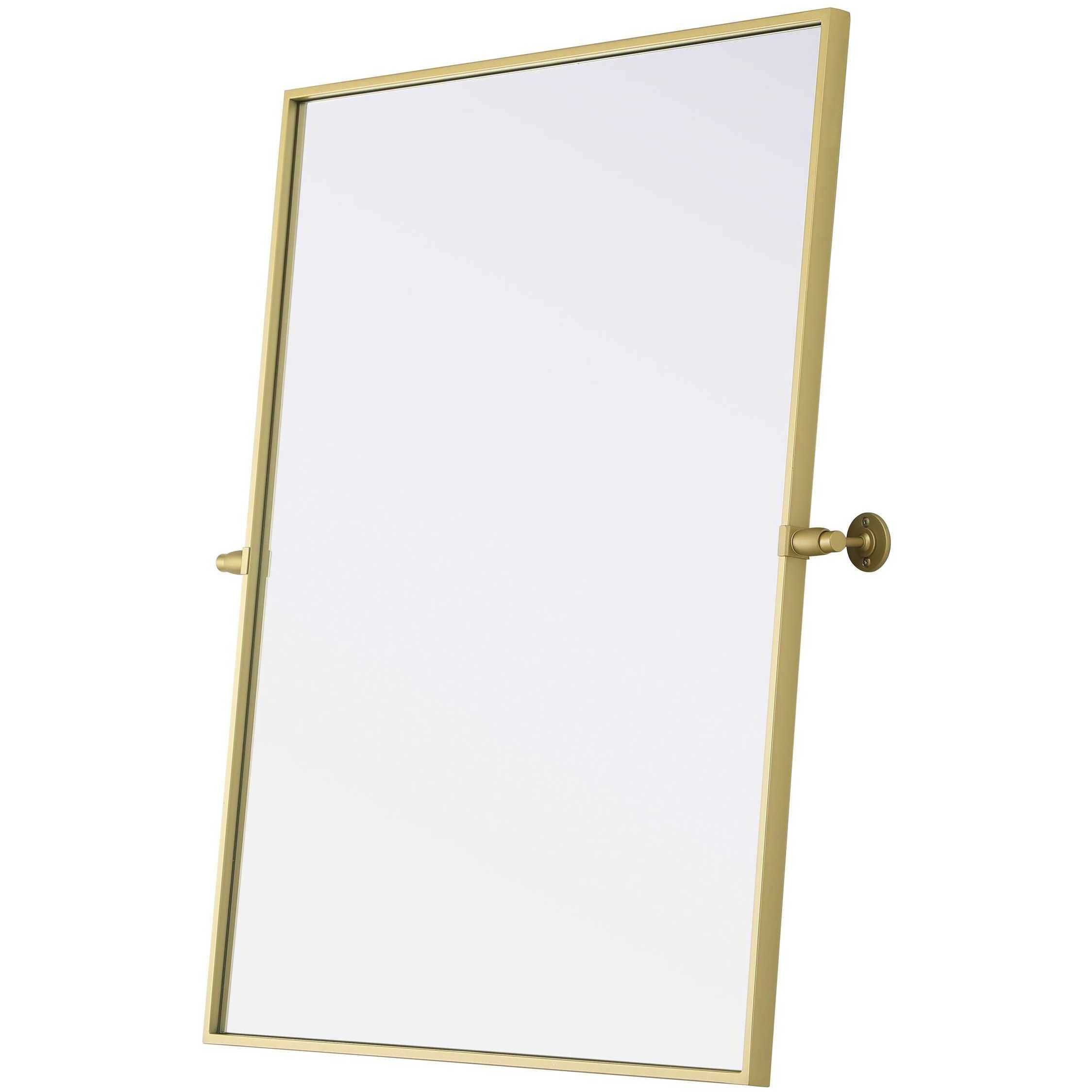 Amoura 36 X 30 inch Brass Mirror