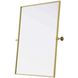 Amoura 36 X 30 inch Brass Mirror