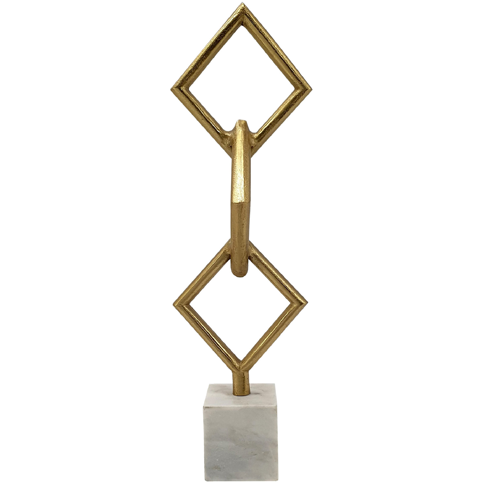 Micha Gold and White Statuary