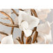 Lily 4 Light 18.5 inch Enchanted Silver Leaf Pendant Ceiling Light in 26.69