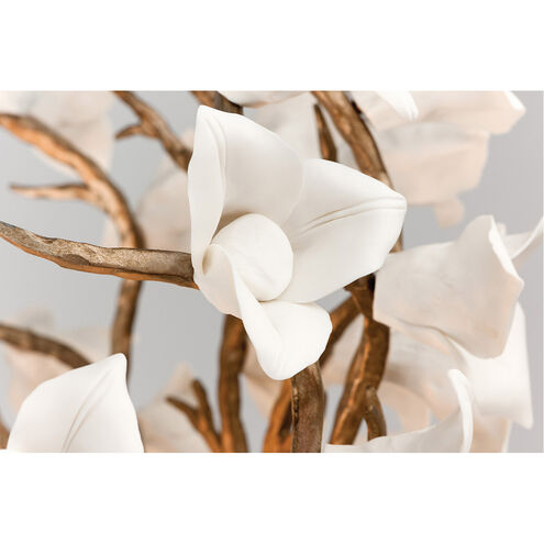 Lily 4 Light 18.5 inch Enchanted Silver Leaf Pendant Ceiling Light in 26.69