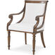Floris Dining Armchair, Wooden, Upholstered, Althorp Living History