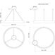 Halo LED 35.88 inch White Pendant Ceiling Light