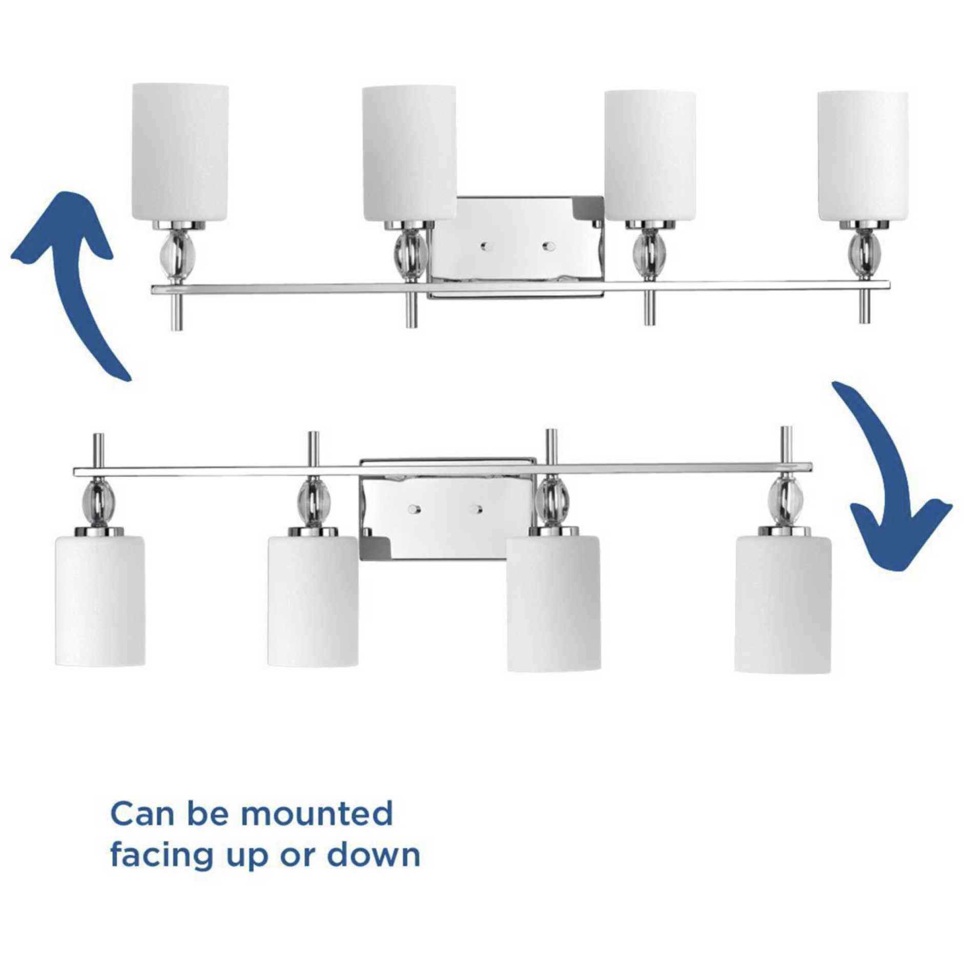 Status 4 Light 34 inch Polished Chrome Bath Vanity Wall Light