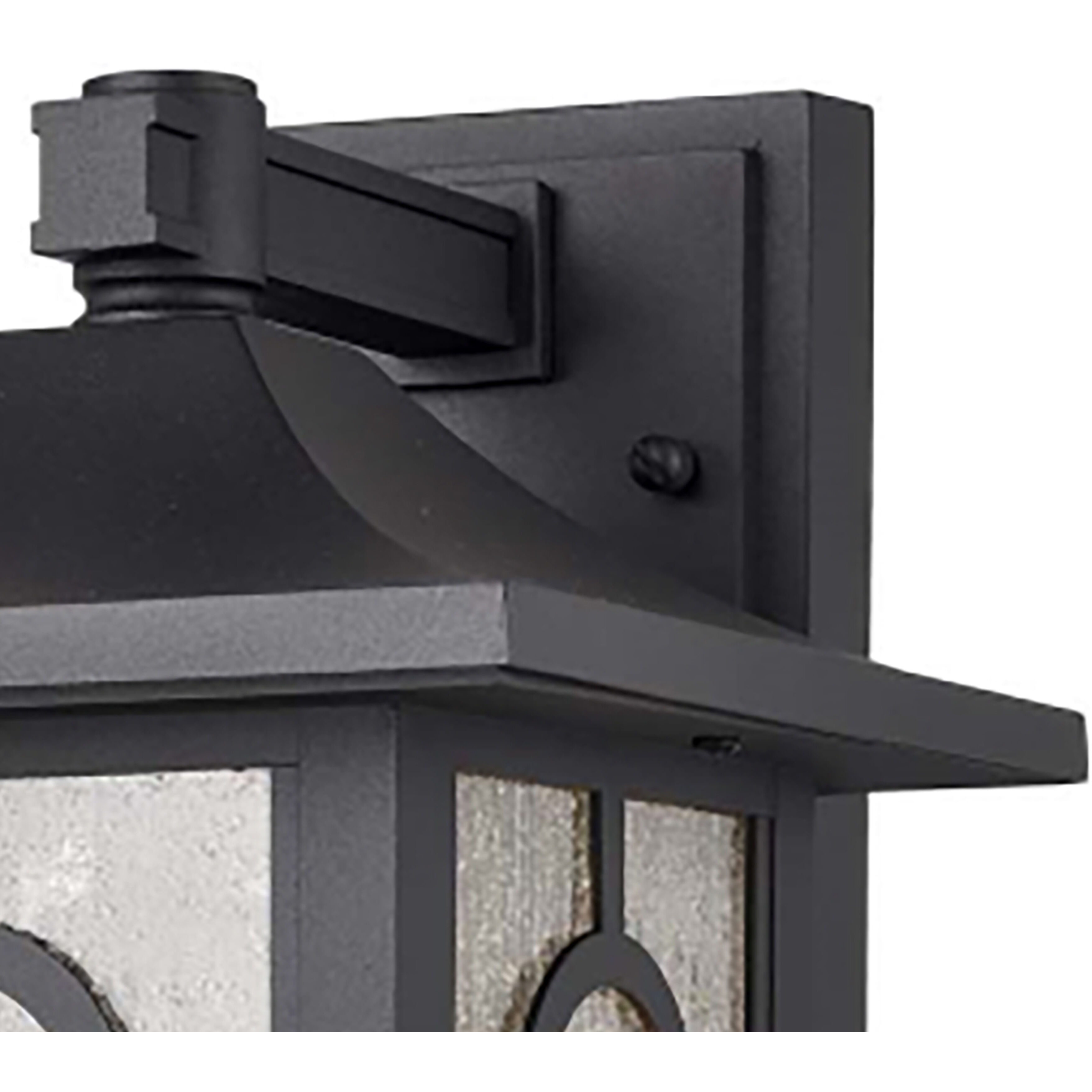 Parkdale 1 Light 14.5 inch Black Outdoor Wall Sconce