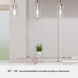 Hartland 3 Light 4.5 inch Brushed Nickel Linear Cluster Pendant Ceiling Light, Medium