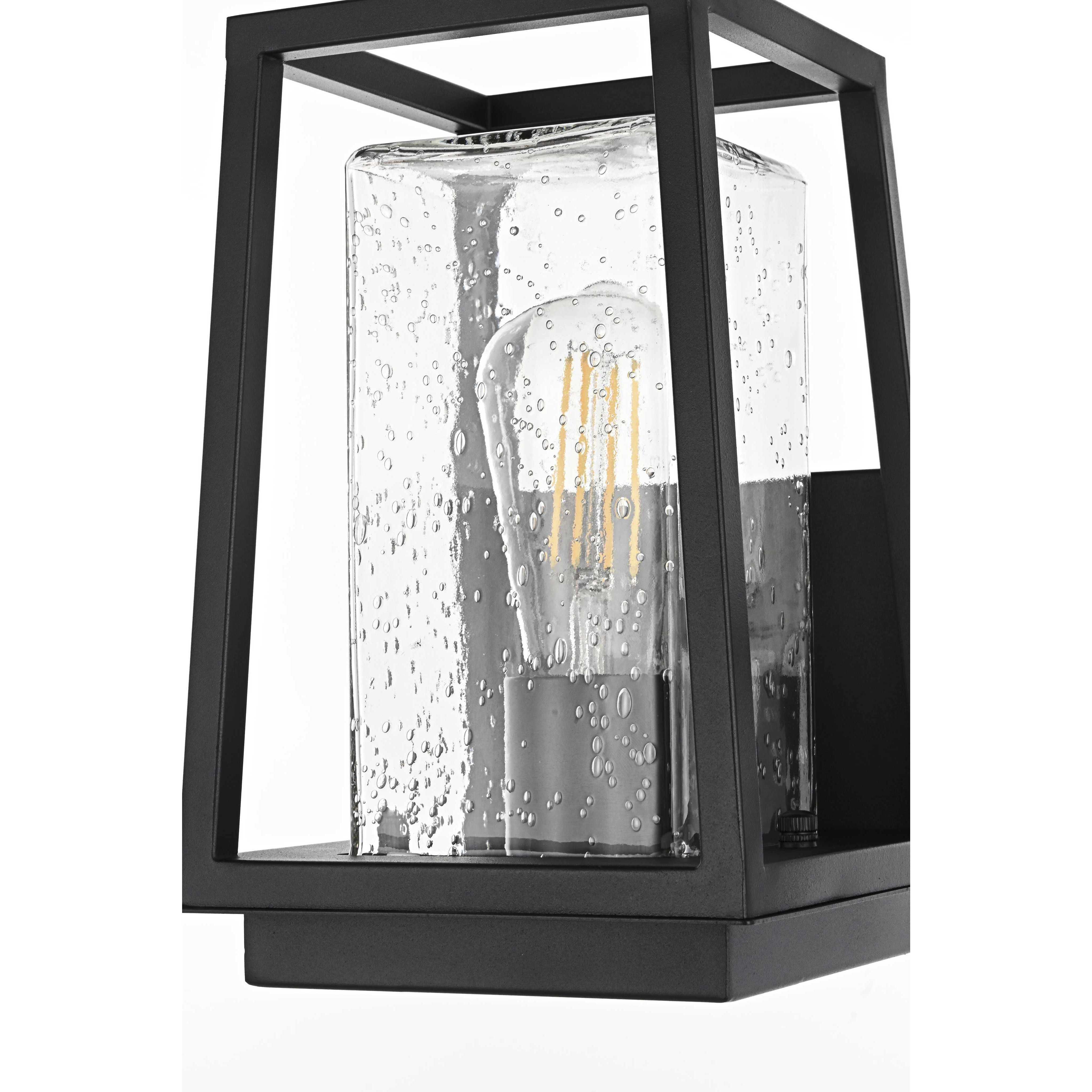 Lehigh 1 Light 10.5 inch Black Outdoor Wall Sconce