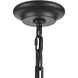 Fitzroy 6 Light 34 inch Matte Black Chandelier Ceiling Light