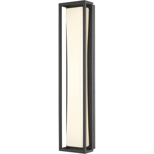Baden Outdoor LED 24 inch Black Outdoor Wall Light