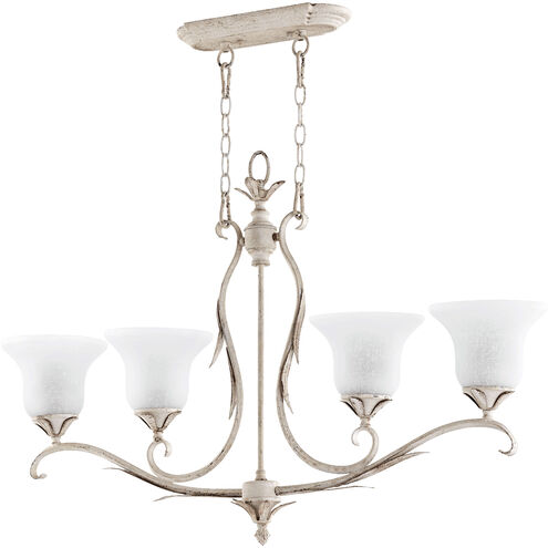 Flora 4 Light 37.5 inch Persian White Island Light Ceiling Light