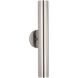Kelly Wearstler Precision LED 4.5 inch Polished Nickel Bullet Sconce Wall Light