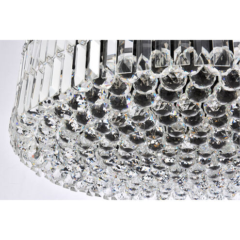Maxime 12 Light 28 inch Black and Clear Chandelier Ceiling Light