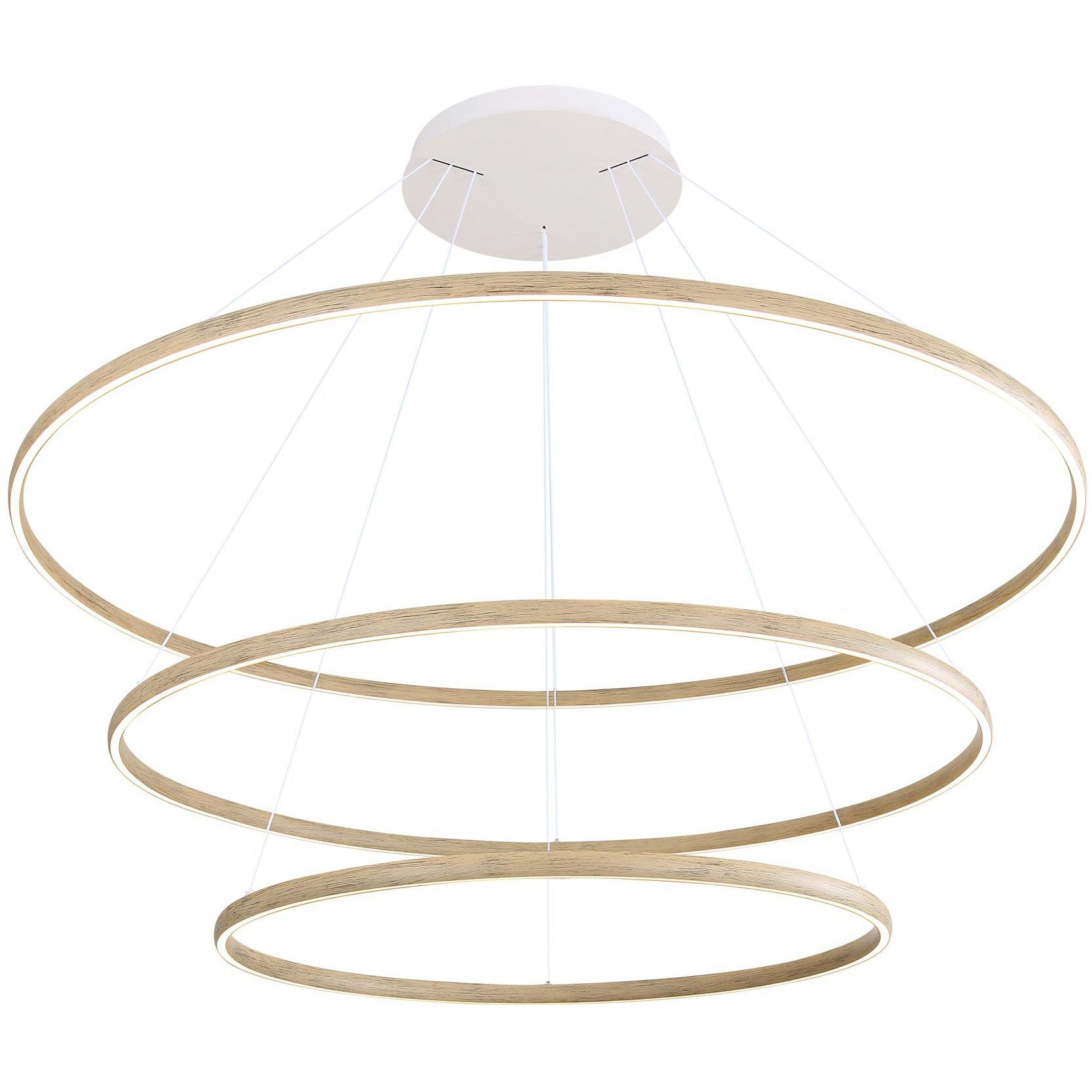 Veritas 59 inch 80.00 watt Driftwood Chandelier Ceiling Light, 3 Tier
