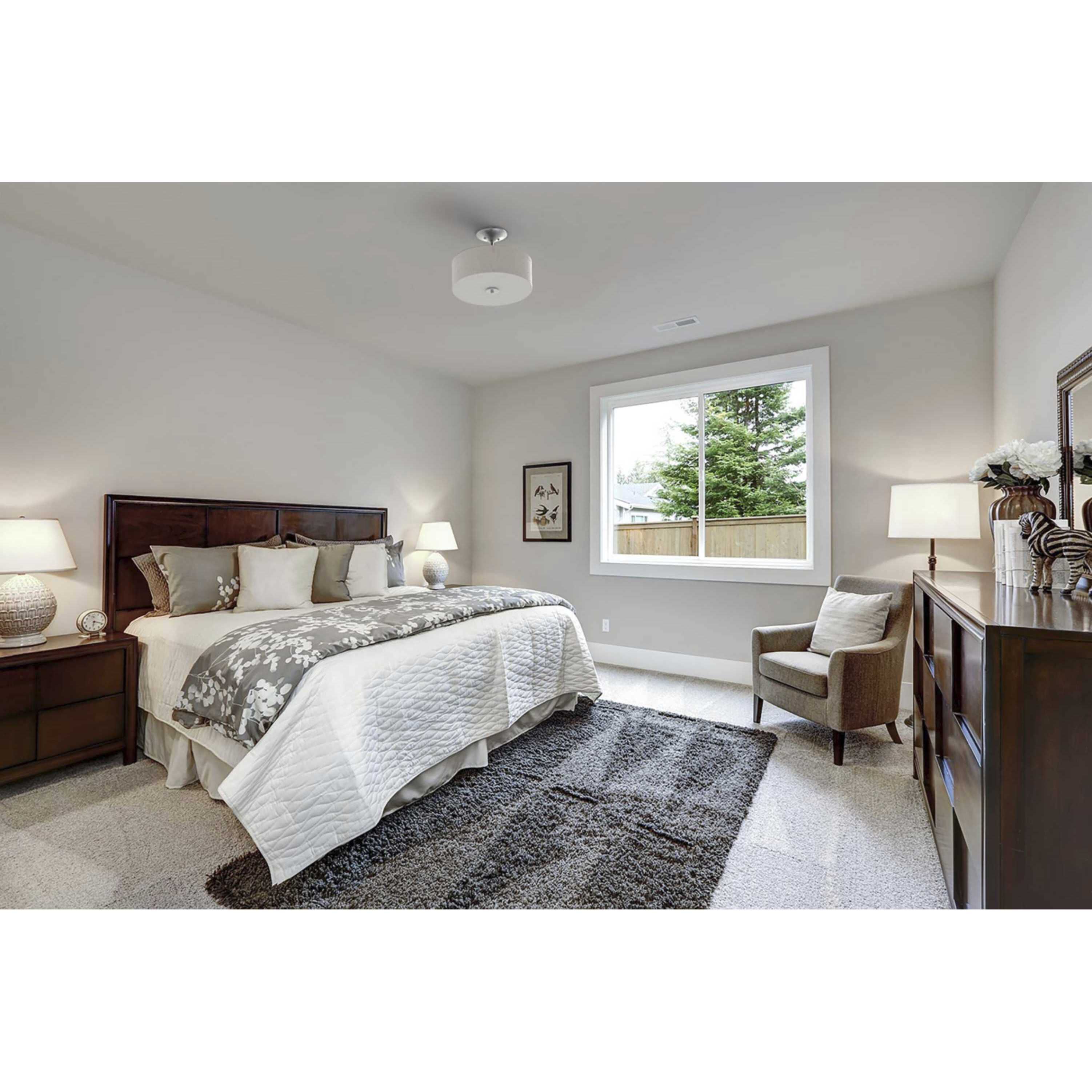 Inspire LED LED 13 inch Brushed Nickel Semi-Flush Mount Ceiling Light, Progress LED