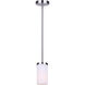 Britton 1 Light 4.75 inch Brushed Nickel Rod Pendant Ceiling Light