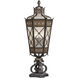 Chateau Outdoor 5 Light 35 inch Bronze Outdoor Pier Mount