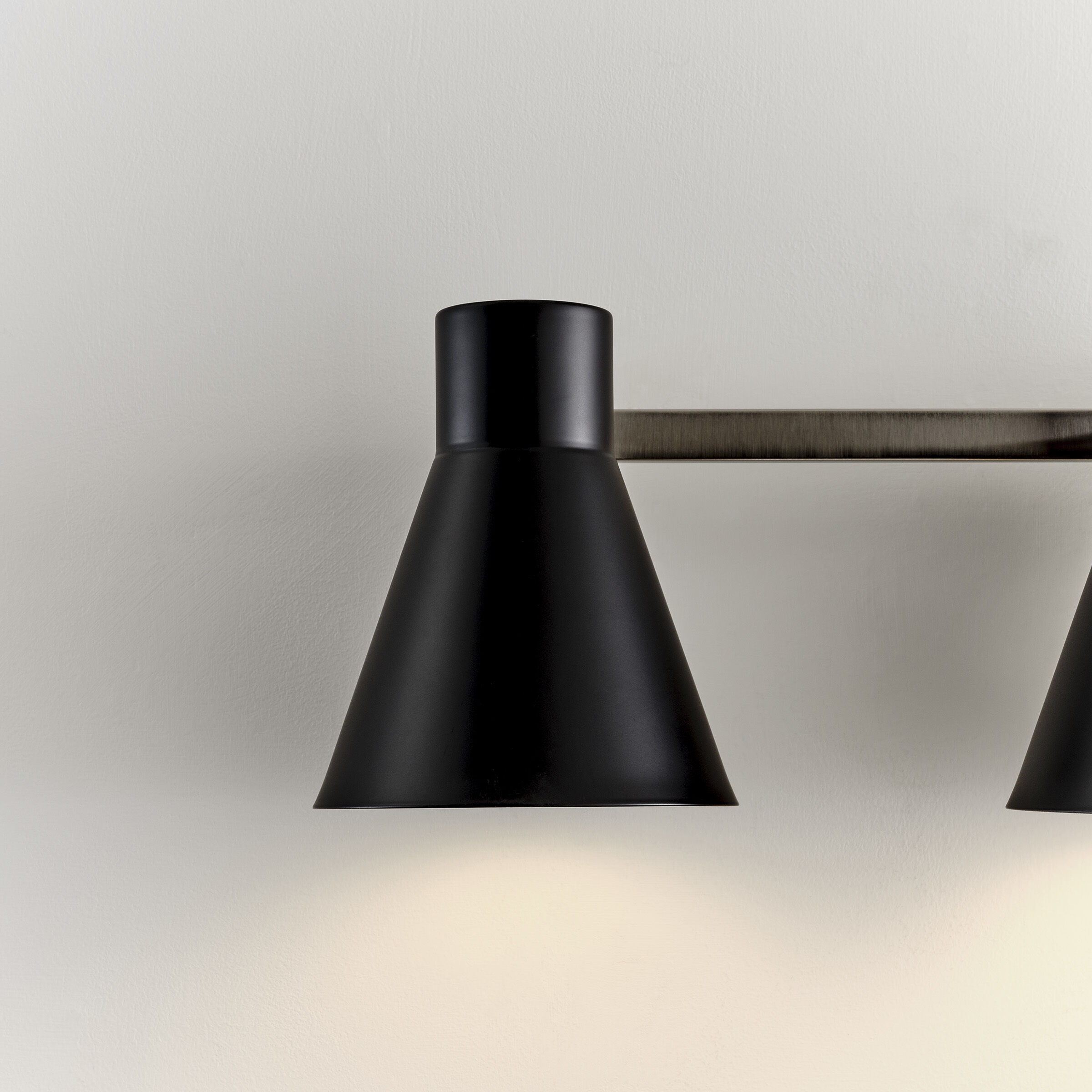 Towner 4 Light 35.38 inch Brushed Nickel Wall Bath Fixture Wall Light