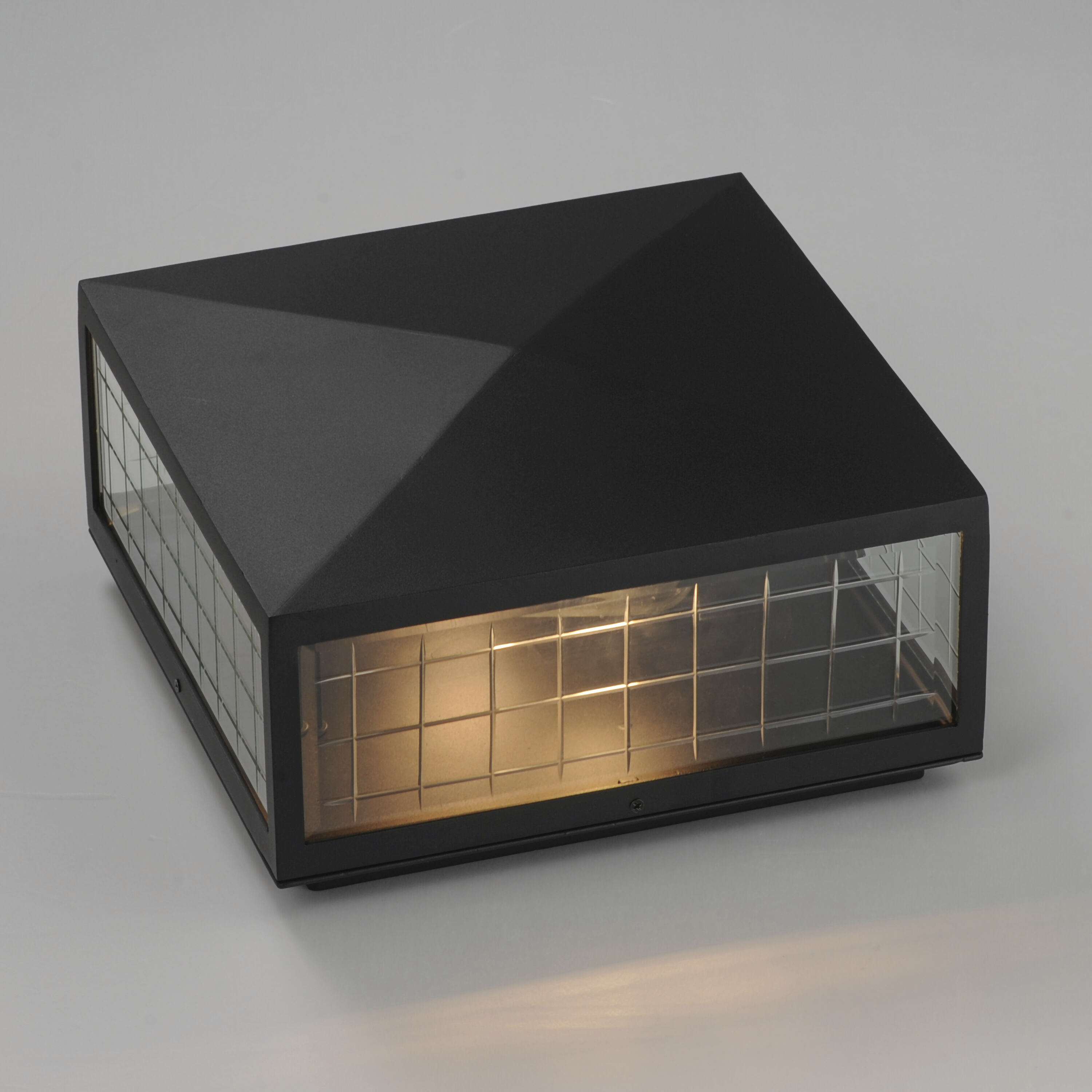 Magnus 6.25 inch 60 watt Black Outdoor Deck Lantern