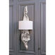 Driftwood 2 Light 16 inch Ambered Silver Leaf Wall Sconce Wall Light