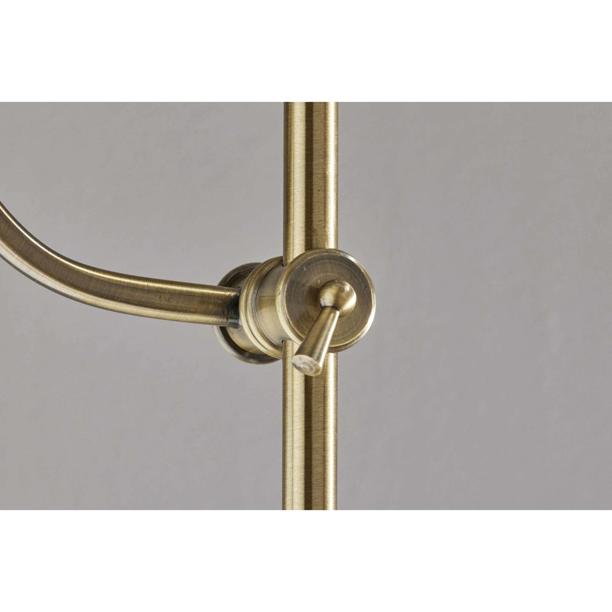 Derby 64.75 inch 150.00 watt Antique Brass Floor Lamp Portable Light