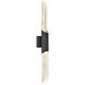 Petra LED 36 inch Sand Black Indoor-Outdoor Wall Light