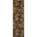 Scarborough 96 X 30 inch Dark Brown, Camel, Rust Rug