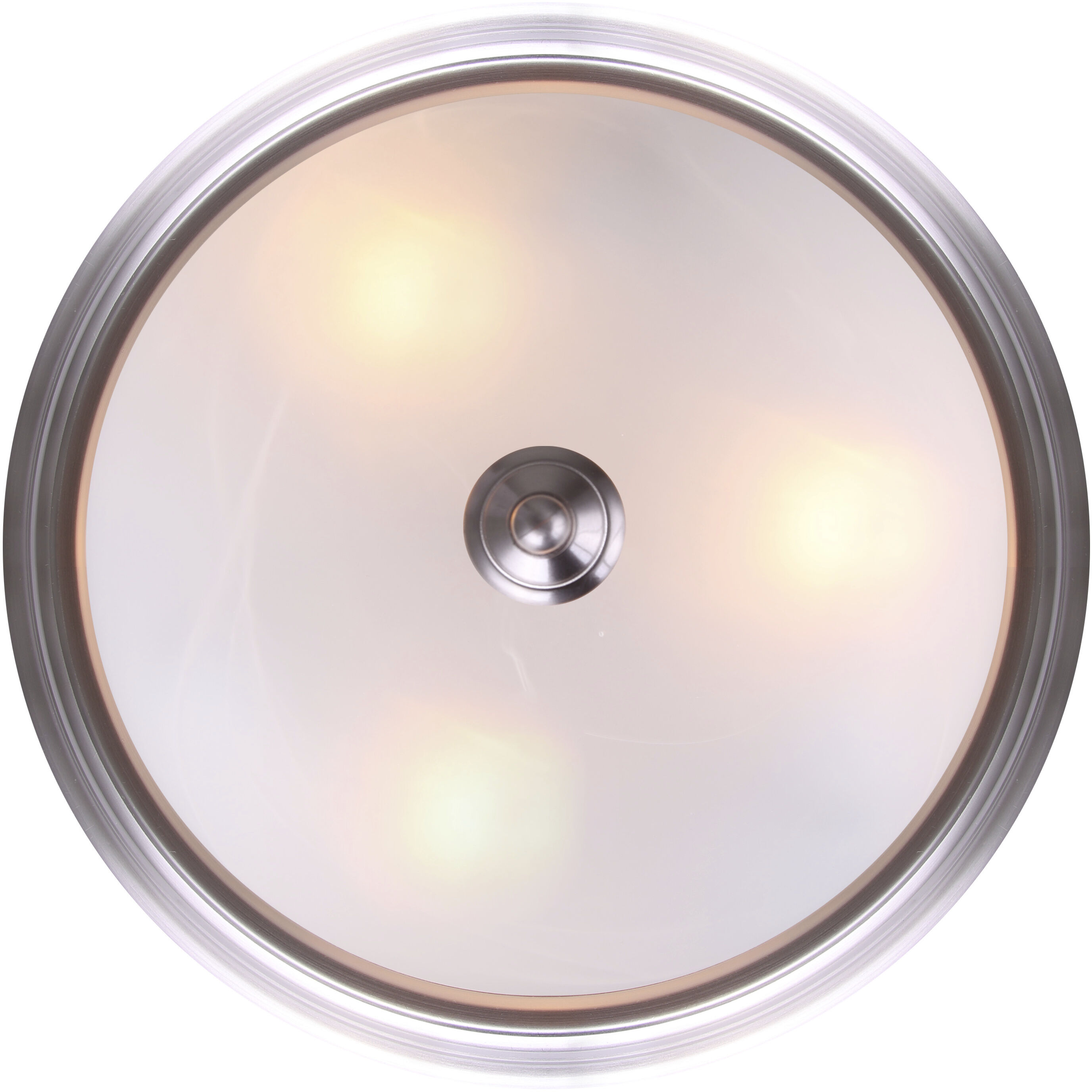 Madison 3 Light 15 inch Brushed Nickel Flush Mount Ceiling Light