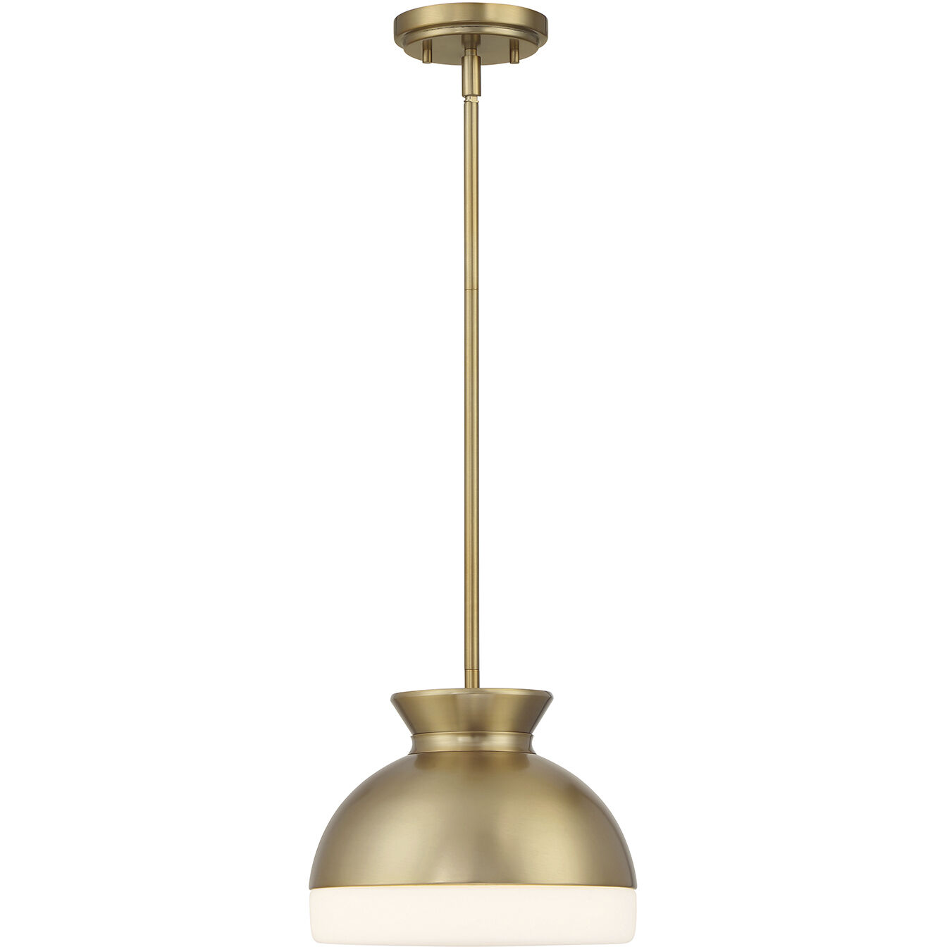 Gidget 1 Light 10.25 inch Vibrant Gold Mini Pendant Ceiling Light