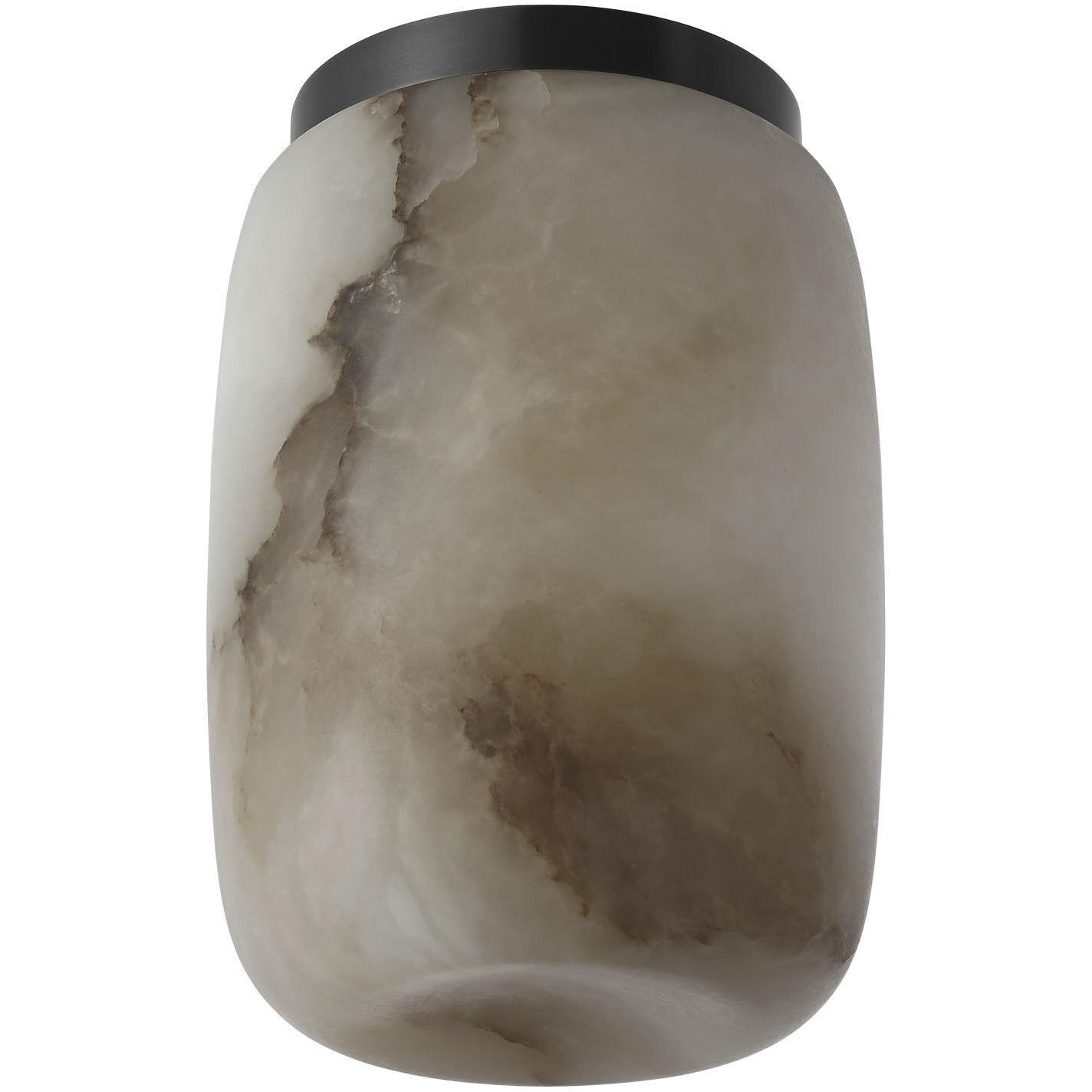 Kelly Wearstler Formosa LED 5.25 inch Alabaster and Bronze Elongated Flush Mount Ceiling Light