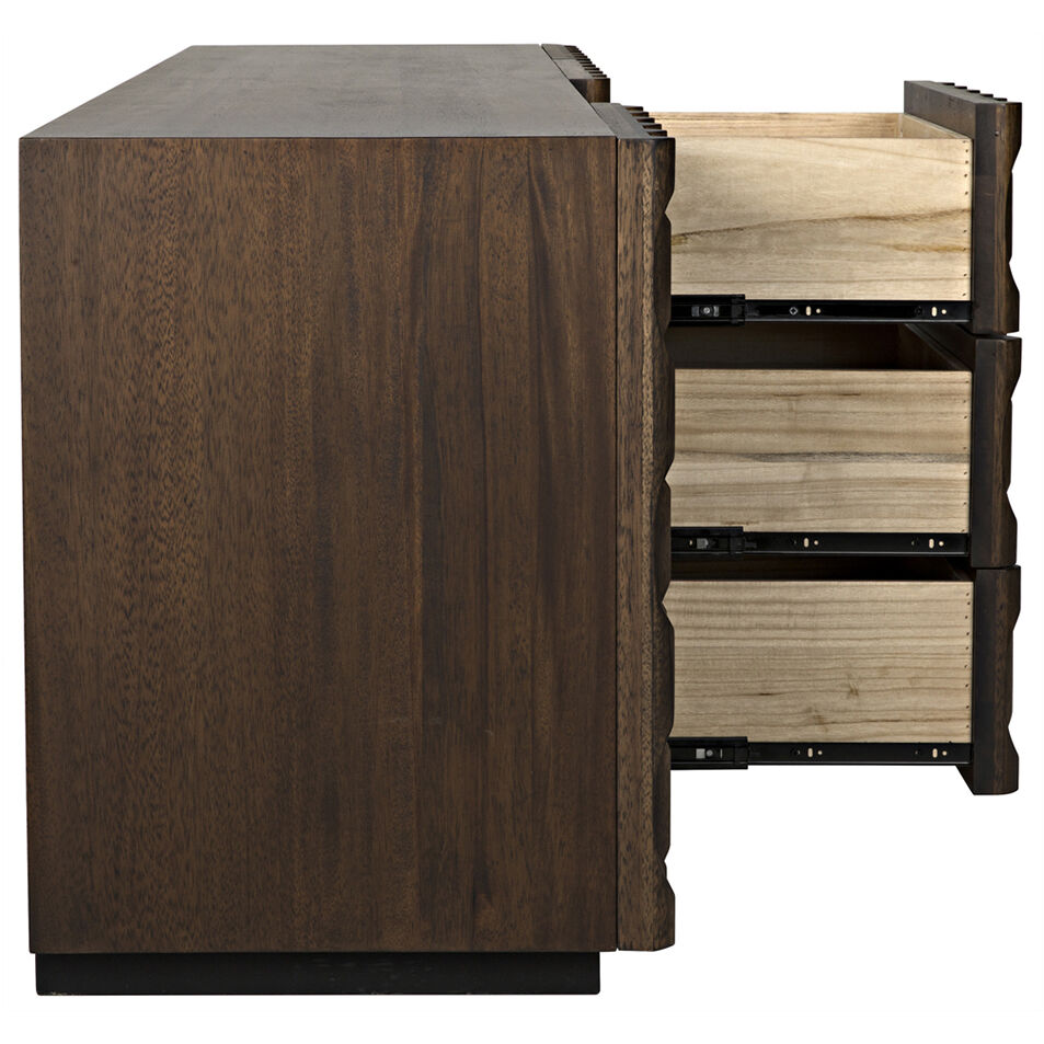 Alameda 81.5 X 23 inch Dark Walnut Sideboard, Large