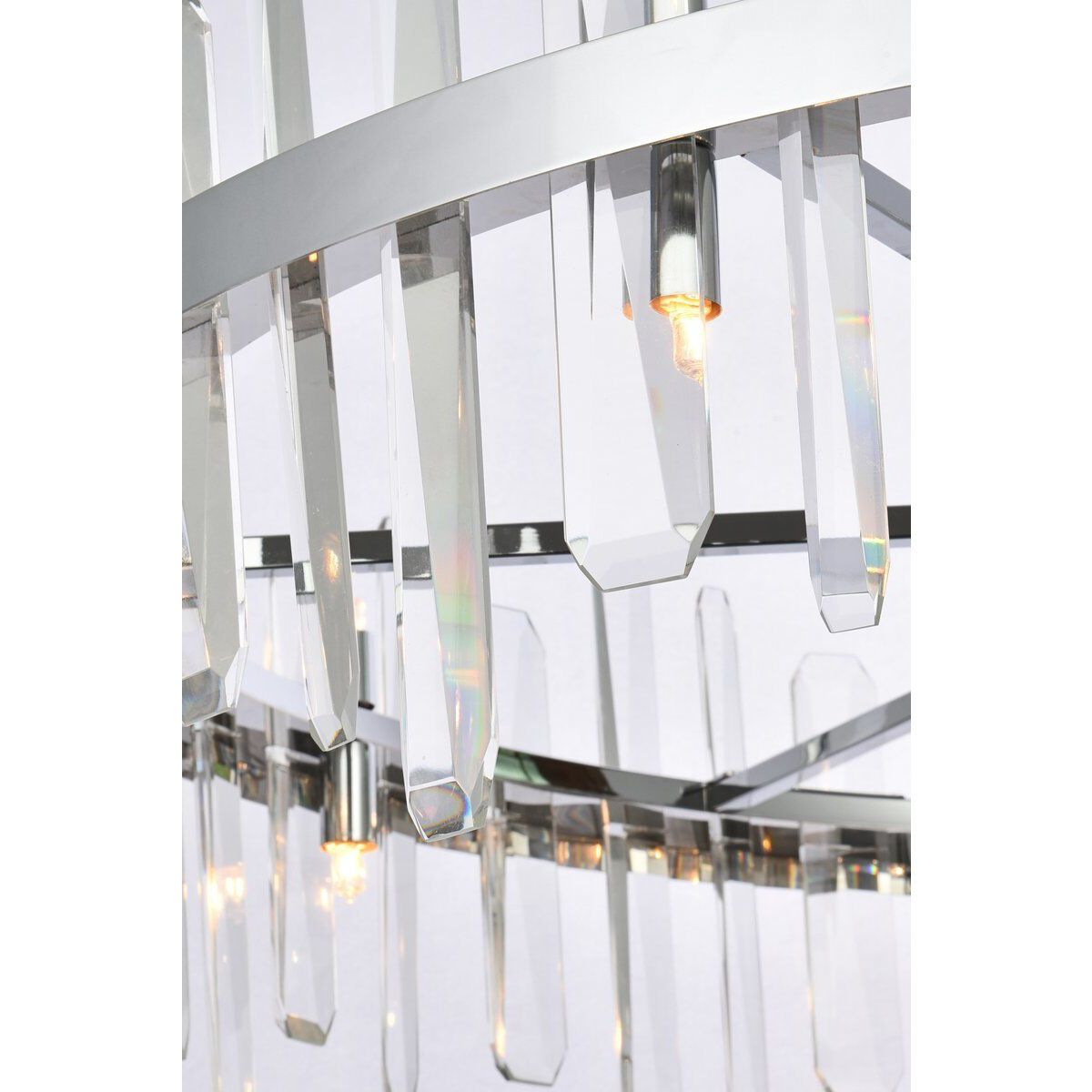 Serena 16 Light 36 inch Chrome Chandelier Ceiling Light