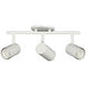 Taylor 3 Light 120 Matte White Track Light Ceiling Light, Fixed Arm