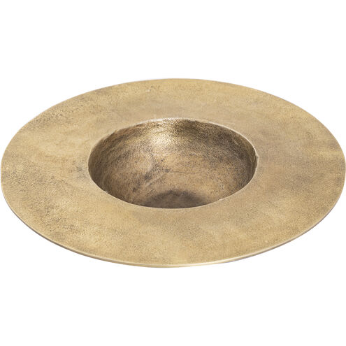 Barish 16 X 4 inch Vessel in Aged Brass
