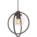 Jamie 1 Light 12.3 inch Black Pendant Ceiling Light