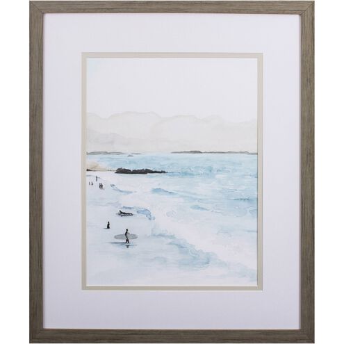 Waterside Collection Blue Framed Art