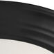 Tap 2 Light 14 inch Matte Black Flush Mount Ceiling Light