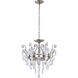 Canada 6 Light 20 inch Pewter Chandelier Ceiling Light, Pewter Frame