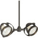 Sean Lavin Elton 2 Light Antique Bronze Low-Voltage Track Head Ceiling Light