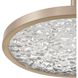 Courtney LED 18 inch Champagne Gold Convertible Pendant Ceiling Light