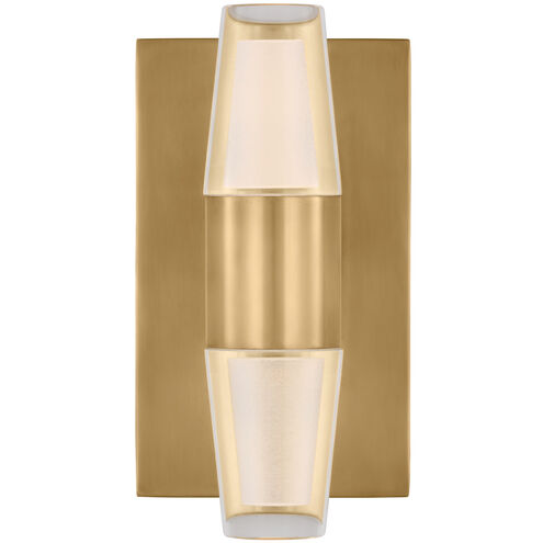 Sean Lavin Lassell 2 Light 2.7 inch Natural Brass ADA Wall Sconce Wall Light in 120V