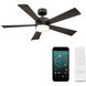 Wynd 52 inch Bronze Downrod Ceiling Fan in 3000K