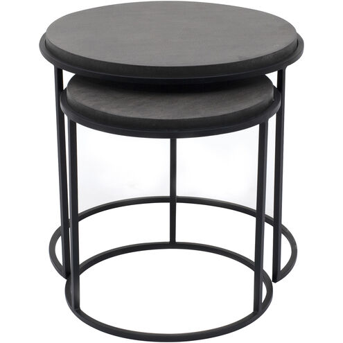 Roost 20 X 20 inch Black Nesting Table