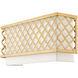 Arabesque 2 Light 16 inch Soft Gold ADA ADA Wall Sconce Wall Light