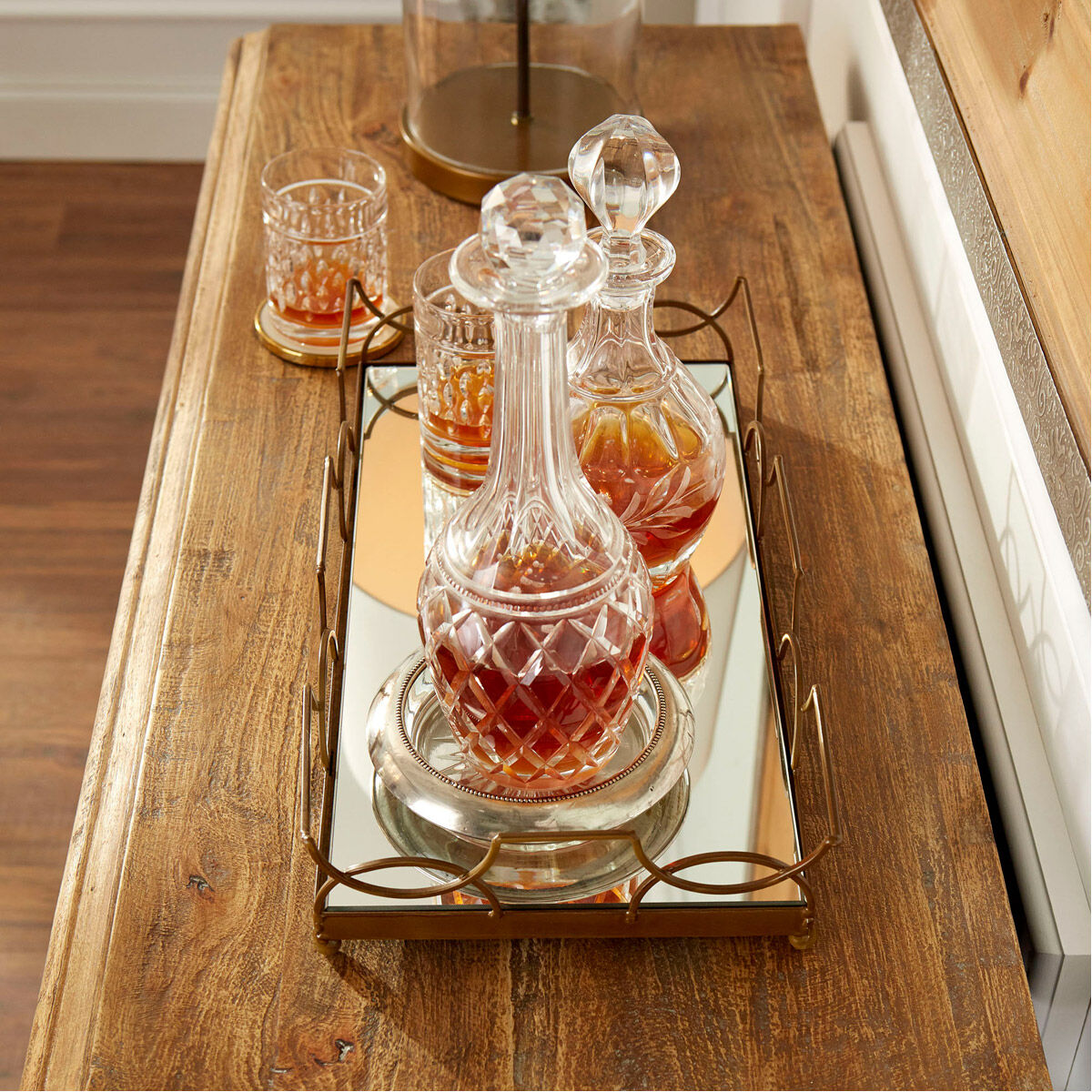 Nephrite Antique Gold Trays