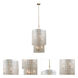 Roxy 6 Light 21 inch Oxidized Gold Leaf Foyer Ceiling Light