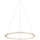 Victoria LED 24 inch Brushed Gold Pendant Ceiling Light