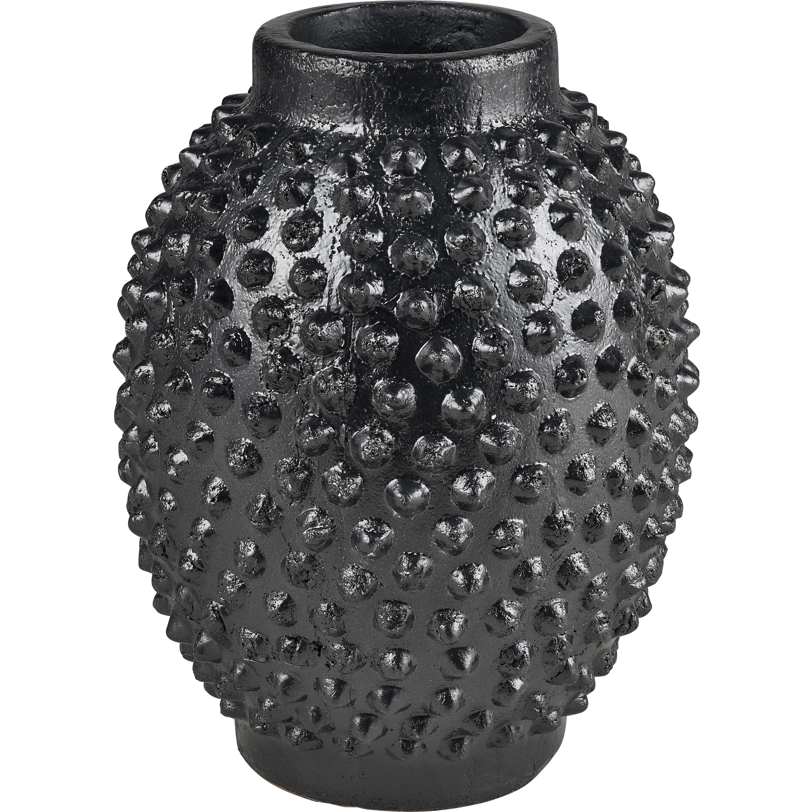 Dorus 12.75 X 9.75 inch Vase in Black