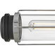 Masthead 2 Light 24 inch Chrome with Black Vanity Light Wall Light