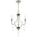 Glendale 3 Light 14 inch Brushed Nickel Mini Chandelier Ceiling Light