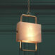Melbourne 2 Light 5.91 inch Antique Brass and Alabaster Pendant Ceiling Light